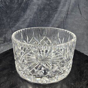 Vintage Lead Crystal Bowl Clear Heavy